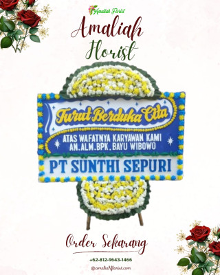Papan Bunga Duka di Kubu Tanjung