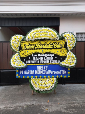 Papan Bunga Duka di Kubu Tanjung