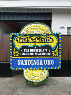 Papan Bunga Duka di Kubu Tanjung